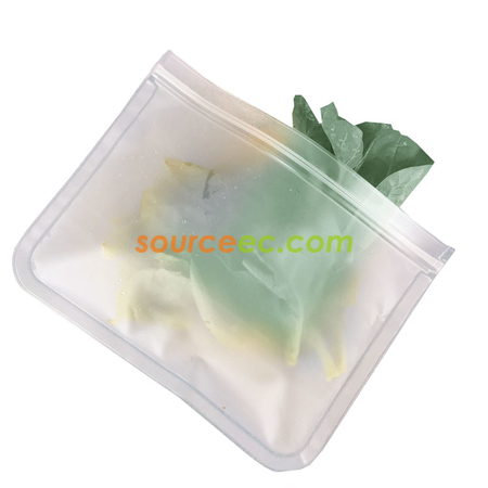 禮品訂造PEVA食品袋半透明磨砂自封存儲袋冰箱冷藏收納密封食物保鮮袋紀念品