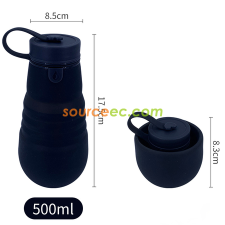 禮品訂造矽膠折疊杯子紀念品