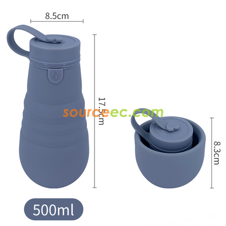 禮品訂造矽膠折疊杯子紀念品