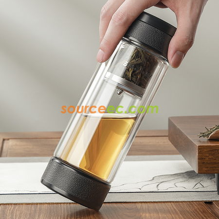 禮品訂造雙層玻璃杯紀念品