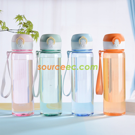 禮品訂造便攜彈蓋運動水樽紀念品