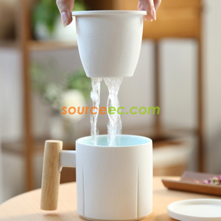 禮品訂造陶瓷泡茶杯紀念品