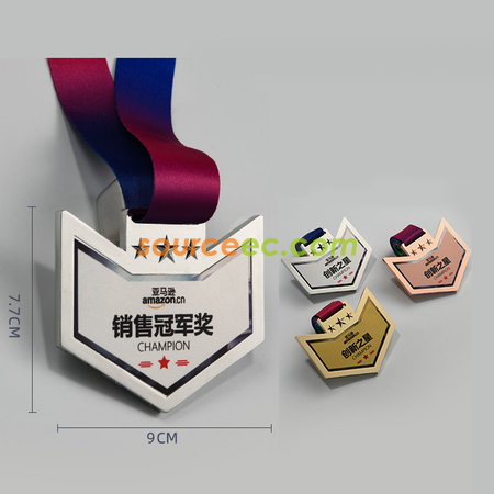 禮品訂造金屬獎牌創意新款組合掛牌三合一團隊活動比賽拼接獎牌紀念品