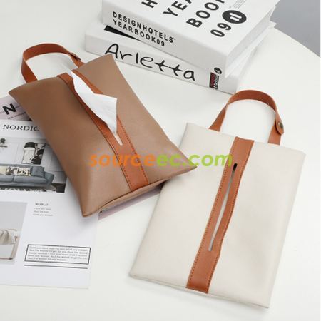 禮品訂造皮製紙巾袋紀念品
