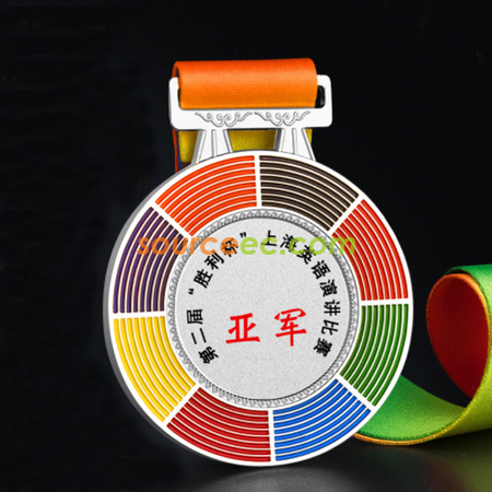 禮品訂造點漆彩色獎牌紀念品