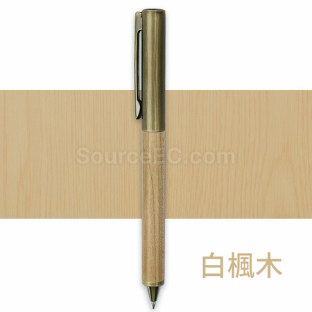 禮品訂造紅檀木簽字筆商務實木簽字筆黃銅金屬黃銅中性筆紀念品