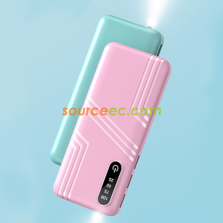 禮品訂造LED數顯便捷移動電源紀念品