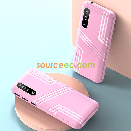 禮品訂造LED數顯便捷移動電源紀念品