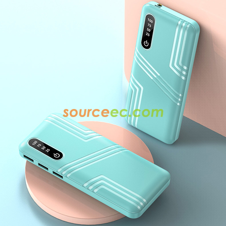 禮品訂造LED數顯便捷移動電源紀念品