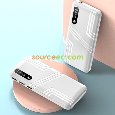 禮品訂造LED數顯便捷移動電源紀念品