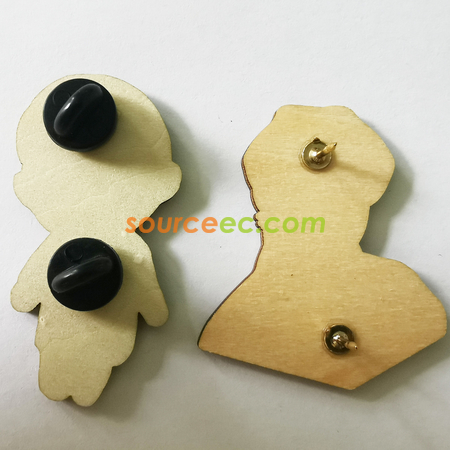 禮品訂造木製公仔徽章紀念品
