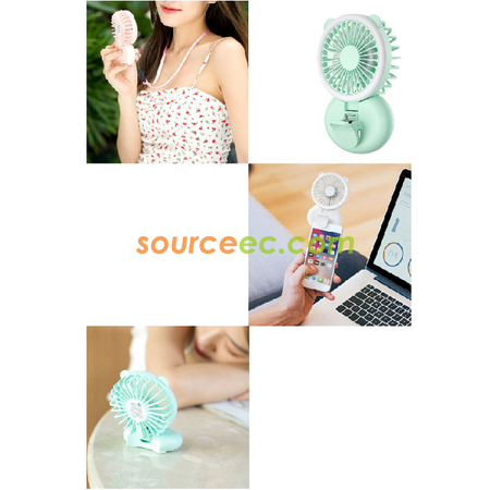 禮品訂造手機夾美妝鏡風扇紀念品