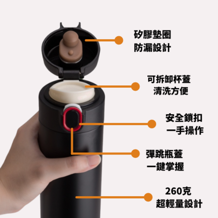 禮品訂造316不鏽鋼彈蓋保溫杯紀念品