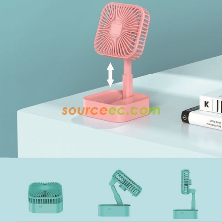 禮品訂造收納式折疊充電風扇紀念品