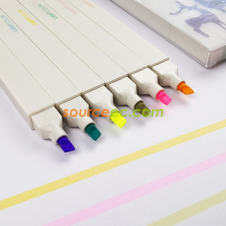 禮品訂造護眼雙頭螢光筆紀念品
