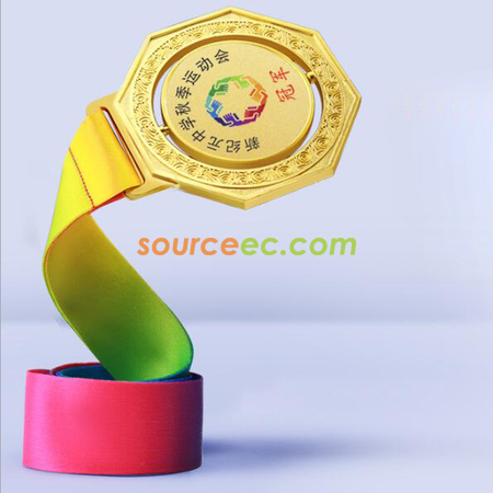 禮品訂造旋轉羽毛球獎牌紀念品