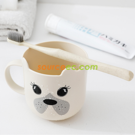 禮品訂造卡通漱口牙杯紀念品