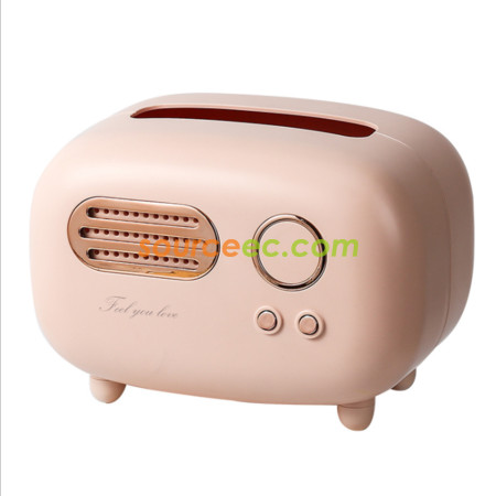 禮品訂造收音機造型紙巾盒紀念品