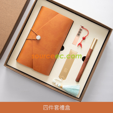 禮品訂造筆記本套裝 (筆記本+筆+書籤 + USB手指)紀念品