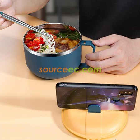 禮品訂造不鏽鋼萌趣泡麵碗紀念品