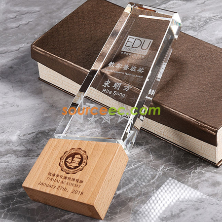 禮品訂造水晶獎座紀念品