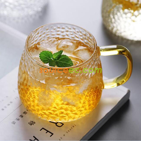 禮品訂造雪點錘紋泡茶杯紀念品