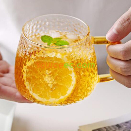 禮品訂造雪點錘紋泡茶杯紀念品
