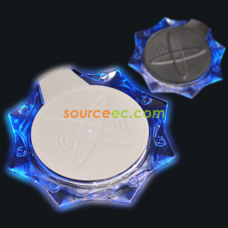 禮品訂造水晶發光無線充電器紀念品