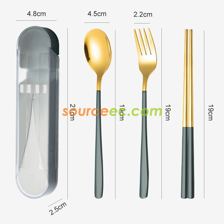 禮品訂造不銹鋼餐具套裝紀念品