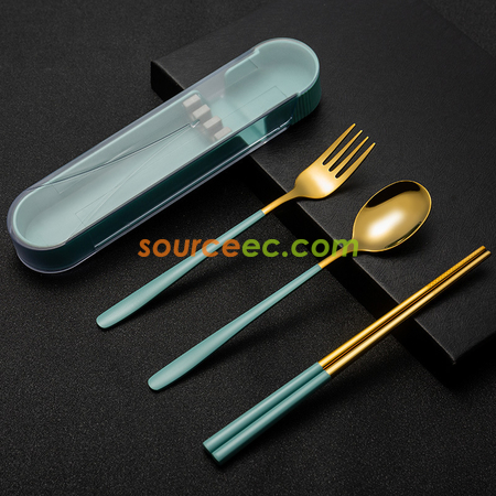 禮品訂造不銹鋼餐具套裝紀念品
