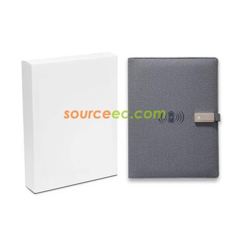 禮品訂造無線充電筆記本紀念品