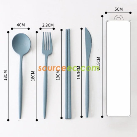 禮品訂造麥稈餐具套裝紀念品