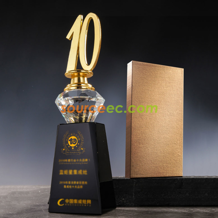 禮品訂造週年紀念水晶座紀念品