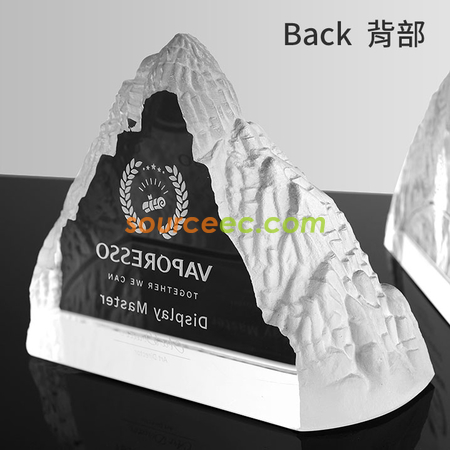 禮品訂造冰山新款創意水晶獎盃紀念品