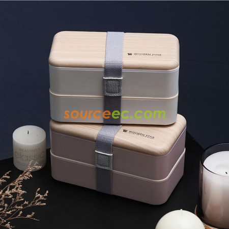 禮品訂造雙層便當盒紀念品