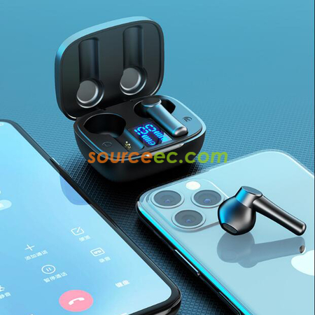 禮品訂造簡約時尚數顯藍牙耳機紀念品