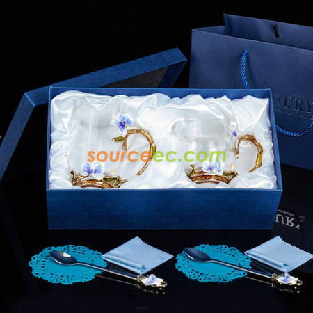 禮品訂造琺瑯水杯套裝紀念品