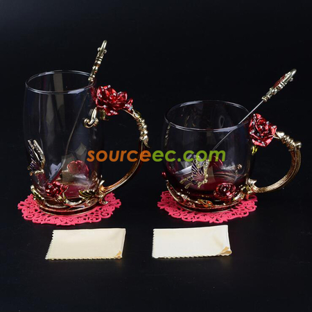 禮品訂造琺瑯水杯套裝紀念品
