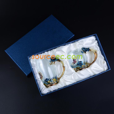 禮品訂造琺瑯水杯套裝紀念品