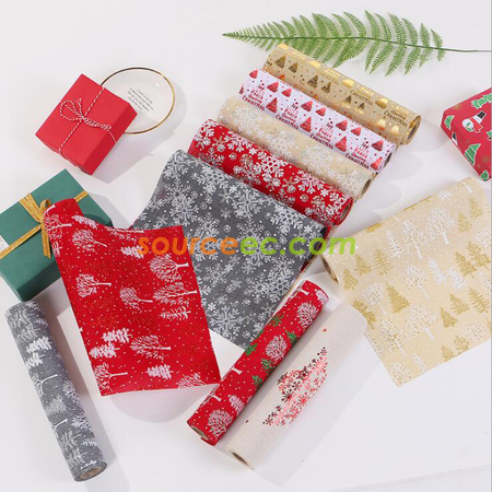 禮品訂造聖誕細麻桌布紀念品