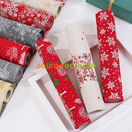 禮品訂造聖誕細麻桌布紀念品