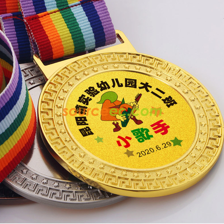 禮品訂造點漆彩色獎牌紀念品