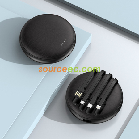 禮品訂造帶線移動電源紀念品