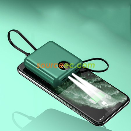 禮品訂造帶線移動電源紀念品