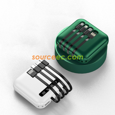 禮品訂造帶線移動電源紀念品