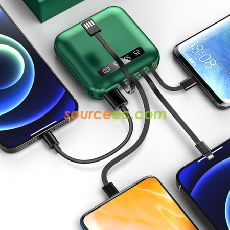 禮品訂造帶線移動電源紀念品