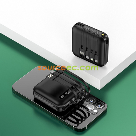 禮品訂造帶線移動電源紀念品