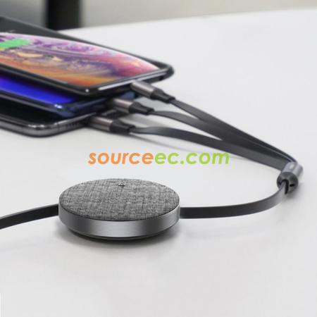 禮品訂造三合一伸縮數據線紀念品