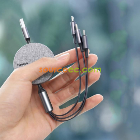 禮品訂造三合一伸縮數據線紀念品