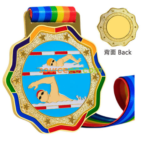 游泳金屬獎牌紀念品
